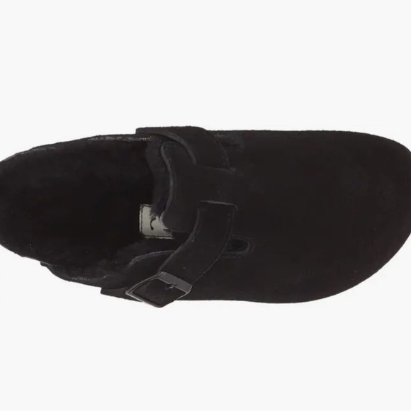 Birkenstock Boston Genuine Shearling Lined Clog size 39/8-8.5 NWT - Picture 4 of 7